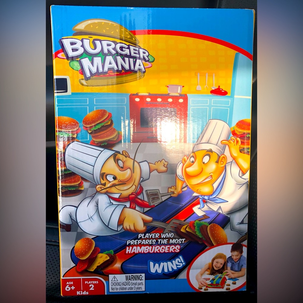 NEW! Burger Mania game